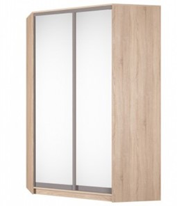 Угловой шкаф Аларти (YA-230х1400(602) (10) Вар. 5; двери D5+D5), с зеркалом в Кирове