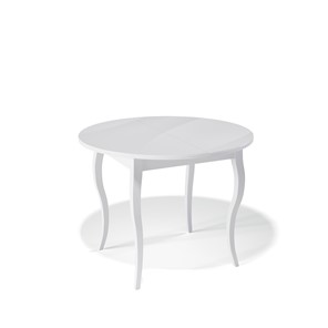 Стол со стеклянной столешницей Kenner 1000С (Белый/Стекло белое глянец) в Кирове