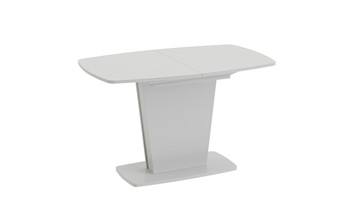 Стеклянный кухонный стол Честер тип 2, цвет Белый/Стекло белый глянец в Кирове