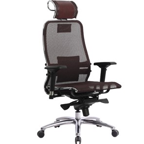 Офисное кресло Метта Samurai S-3.04, темно-бордовый в Кирове