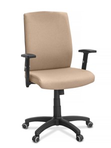 Кресло для руководителя Alfa A/MK/1D, ткань Bahama / бежевая в Кирове