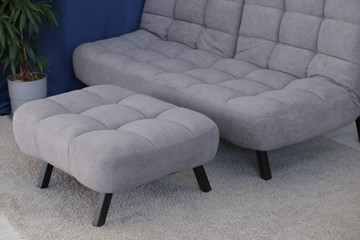Комплект мебели Абри цвет серый диван + пуф опора металл в Кирове