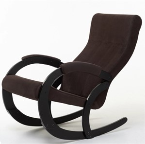 Кресло-качалка в гостиную Корсика, ткань Amigo Coffee 34-Т-AC в Кирове