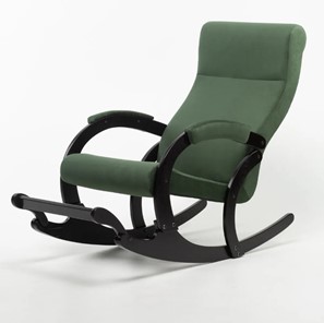 Кресло-качалка в гостиную Марсель, ткань Amigo Green 33-Т-AG в Кирове