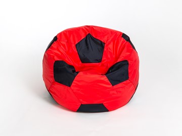 Кресло-мешок Мяч большой, красно-черный в Кирове