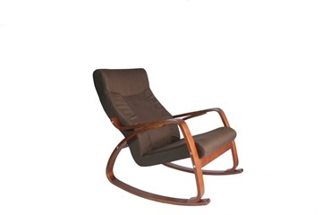 Кресло-качалка Женева, ткань шоколад в Кирове
