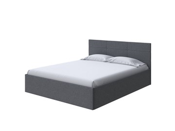 Кровать в спальню Vector Plus 140х200, Рогожка (Savana Grey (серый)) в Кирове