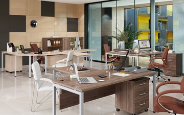 Офисный комплект мебели Xten S 1 - один стол с приставным брифингом в Кирове