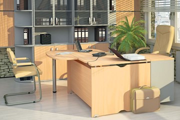 Комплект офисной мебели Милан для руководителя отдела в Кирове