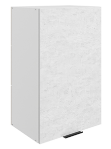 Кухонный шкаф Стоун L450 Н720 (1 дв. гл.) (белый/белая скала) в Кирове