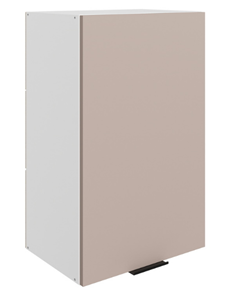 Настенный шкаф Стоун L450 Н720 (1 дв. гл.) (белый/грей софттач) в Кирове