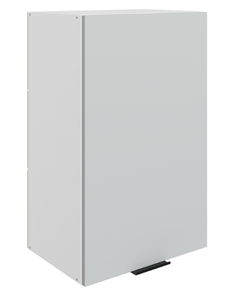 Кухонный шкаф Стоун L450 Н720 (1 дв. гл.) (белый/лайт грей софттач) в Кирове