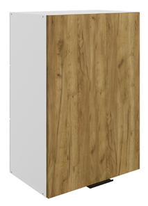 Кухонный шкаф Стоун L500 Н720 (1 дв. гл.) (белый/акация светлая) в Кирове