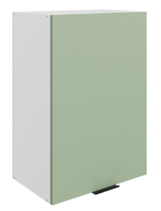Кухонный шкаф Стоун L500 Н720 (1 дв. гл.) (белый/полынь софттач) в Кирове