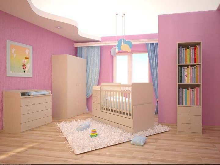 Детская кровать Фея 1100 Слоновая кость в Кирове - изображение 3