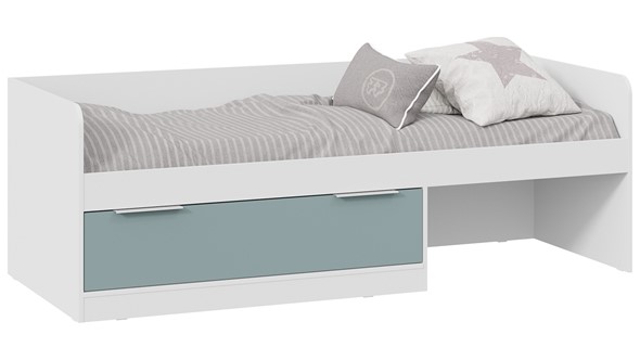 Кроватка Марли Тип 1 (Белый/Серо-голубой) в Кирове - изображение
