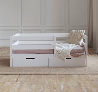Кровать детская Софа с ящиками, цвет белый в Кирове