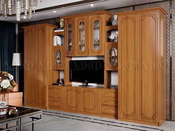 Гостиный гарнитур Альберт со шкафами, матовый в Кирове
