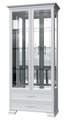 Шкаф-витрина Грация ШР-2, белый, 4 стекла в Кирове - изображение