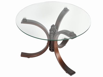 Стеклянный столик Лорд (темно-коричневый) в Кирове