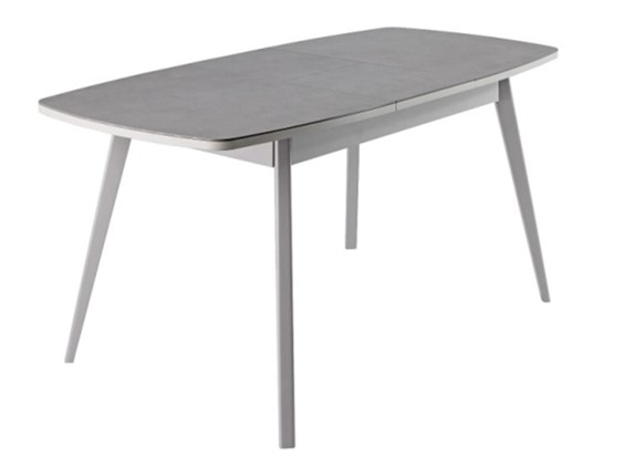 Обеденный раздвижной стол Артктур, Керамика, grigio серый, 51 диагональные массив серый в Кирове - изображение