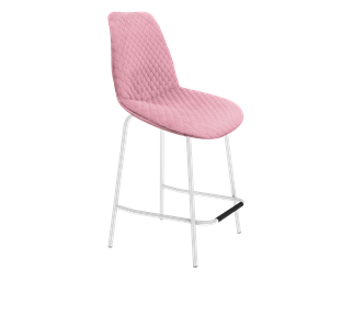 Полубарный стул SHT-ST29-С22 / SHT-S29P-1 (розовый зефир/белый муар) в Кирове