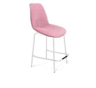 Полубарный стул SHT-ST29-С22 / SHT-S29P-1 (розовый зефир/хром лак) в Кирове