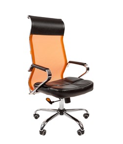 Компьютерное кресло CHAIRMAN 700 сетка, цвет оранжевый в Кирове