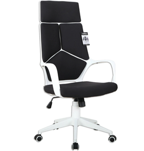 Офисное кресло Brabix Premium Prime EX-515 (пластик белый, ткань, черное) 531812 в Кирове