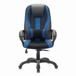 Компьютерное кресло Brabix Premium Rapid GM-102 (экокожа/ткань, черное/синее) 532106 в Кирове