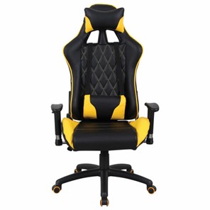 Офисное кресло Brabix GT Master GM-110 (две подушки, экокожа, черное/желтое) 531927 в Кирове