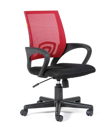 Кресло офисное CHAIRMAN 696 black Сетчатый акрил DW69 красный в Кирове - изображение