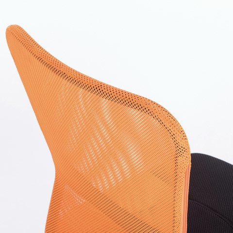 Кресло Brabix Smart MG-313 (без подлокотников, комбинированное, черное/оранжевое) 531844 в Кирове - изображение 9