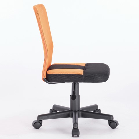 Кресло Brabix Smart MG-313 (без подлокотников, комбинированное, черное/оранжевое) 531844 в Кирове - изображение 2