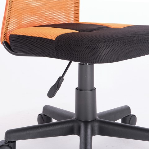 Кресло Brabix Smart MG-313 (без подлокотников, комбинированное, черное/оранжевое) 531844 в Кирове - изображение 7