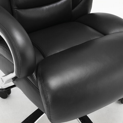 Компьютерное кресло Brabix Premium Pride HD-100 (натуральная кожа, черное) 531940 в Кирове - изображение 5