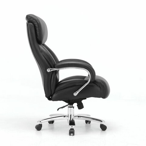Компьютерное кресло Brabix Premium Pride HD-100 (натуральная кожа, черное) 531940 в Кирове - изображение 1