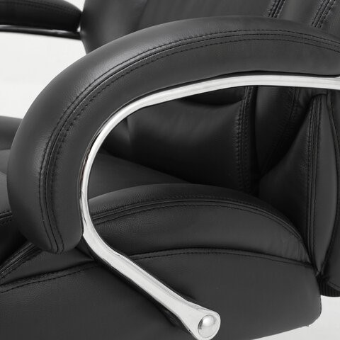 Компьютерное кресло Brabix Premium Pride HD-100 (натуральная кожа, черное) 531940 в Кирове - изображение 6