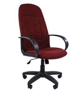 Офисное кресло CHAIRMAN 727 ткань ст., цвет бордо в Кирове