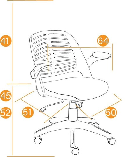Компьютерное кресло JOY ткань, синий, арт.11997 в Кирове - изображение 11