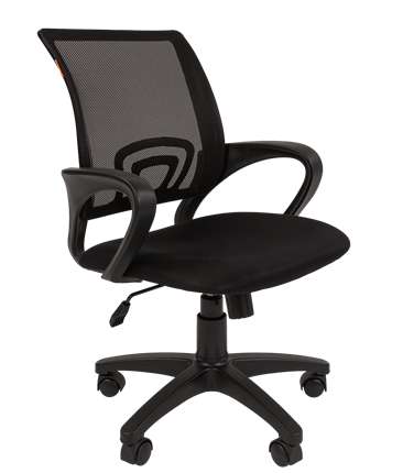 Кресло CHAIRMAN 696 black Сетчатый акрил DW62 черный в Кирове - изображение