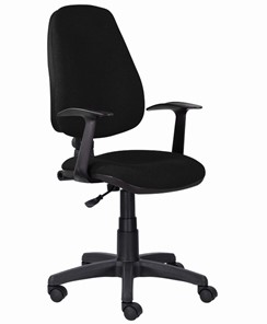 Кресло офисное Brabix Comfort MG-321, регулируемая эргономичная спинка, ткань, черное в Кирове