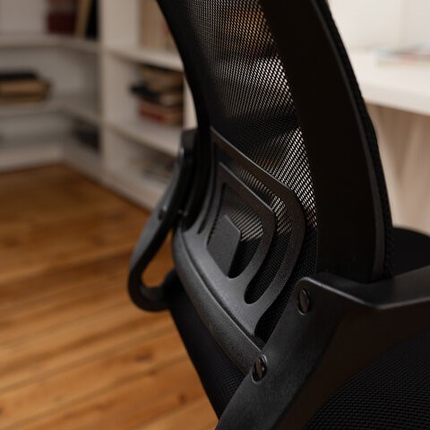 Компьютерное кресло Brabix Fly MG-396 (с подлокотниками, сетка, черное) 532083 в Кирове - изображение 15