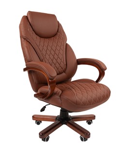 Кресло офисное CHAIRMAN 406, коричневый в Кирове