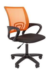 Офисное кресло CHAIRMAN 696 black LT, оранжевый в Кирове