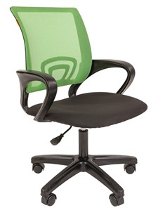 Офисное кресло CHAIRMAN 696 black LT, зеленое в Кирове