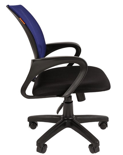 Офисное кресло CHAIRMAN 696 black Сетчатый акрил DW61 синий в Кирове - изображение 2