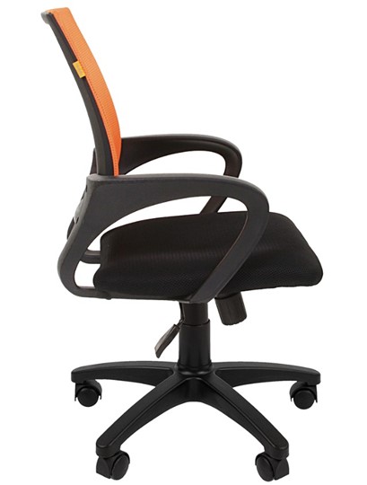 Офисное кресло CHAIRMAN 696 black Сетчатый акрил DW66 оранжевый в Кирове - изображение 5