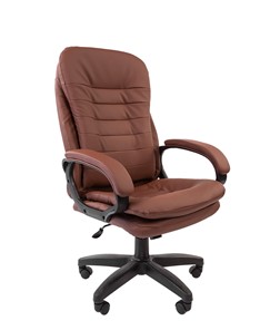 Кресло офисное CHAIRMAN 795 LT, экокожа, цвет коричневый в Кирове