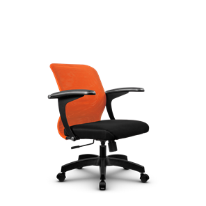 Офисное кресло SU-M-4/подл.160/осн.001, Оранжевый/Черный в Кирове